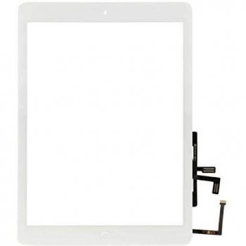 Protezione Vetro Touch per iPad 5 Air 1 – Bianco (A1474, A1475, A1476)