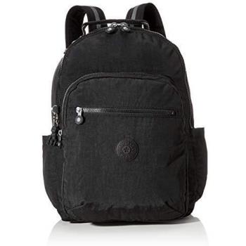 Kipling Seoul, Mochila Infantil Mujer, Negro, Talla Única