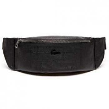 Lacoste NH2816, Paquete Fanny para Hombre, Negro, Talla única