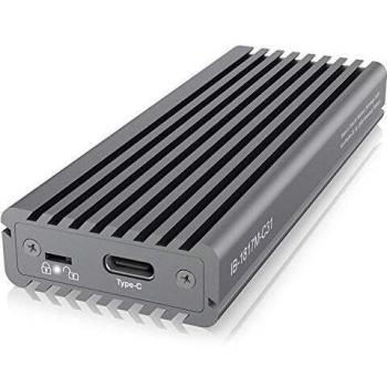 Raidsonic icy box ib-1817m-c31 m.2 ssd grigio alloggiamento