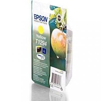 Ink Epson T129 Giallo Mela-Tag. L x SX230 SX235W BX320FW WF-7015 WF-7515 WF-7525 WF-3010DW WF-3520DWF WF-3530DTWF