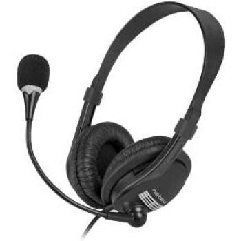 NATEC Drone Auricolare Cablato A Padiglione Musica e Chiamate Nero, Arancione