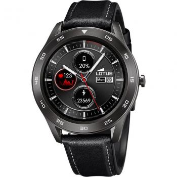 Smartwatch Lotus 50012/c Correa De Cuero, Bluetooth, Hombre