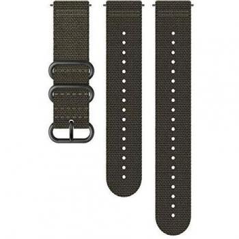 Suunto SS050229000 Correa de sustitución original para relojes Suunto Spartan Sport WRH y Suunto 9, Textil, gris/negro