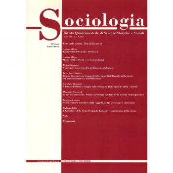 Sociologia. Rivista quadrimestrale di scienze storiche e sociali (2011) (Vol. 1)