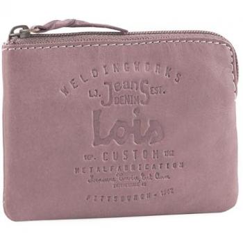 Monedero Piel Genuina Lois – Tamaño Pequeño con RFID y Llavero