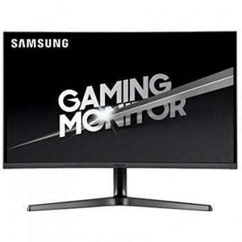 Samsung C27JG52 Monitor Gaming Curvo 27 Pollici, WQHD, 2K, 2560 x 1440, 4 ms, 16:9, 144 Hz, 1440p, 1800R, 1 Display Port, 2 HDMI, Base a Doppio Snodo, Colore Nero