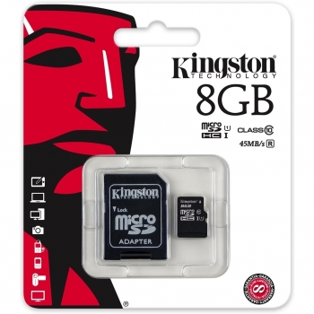 Kingston microSDHC 8GB Classe 10