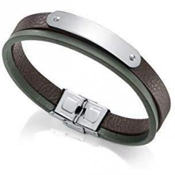 Pulsera Air Viceroy 15036P01016 hombre piel y acero