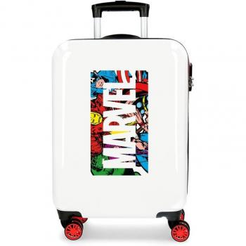 Maleta de Cabina Marvel Acción ABS Rígida Blanca