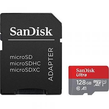 Ultra 128 GB SanDisk – MicroSDXC+Adattatore SD