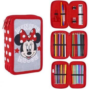 Plumier triple Minnie 44 pzas