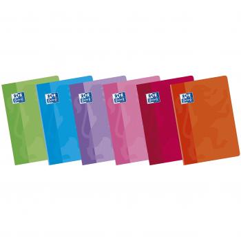 Oxfrd, Libretas A5+ de Rayas, Tapa Blanda, Pack de 10 Unidades, 48 Hojas, Colores Surtidos
