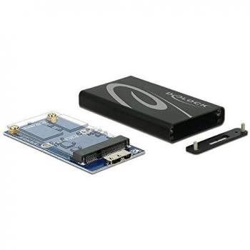 Box Esterno SSD da mSATA a USB 3.0 Nero