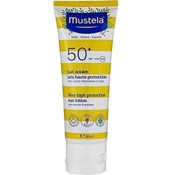 Mustela Lait Solaire Très Haute Protection Bébé-Enfant-Famille SPF50+ 40 ml
