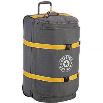 Kipling Distance L Maleta de Mano, 75 cm, 95 litros, Gris (Carbon Oscuro Y)