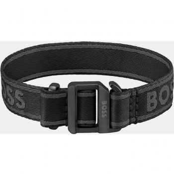 Pulsera Boss Colin 1580488 de nailon negro