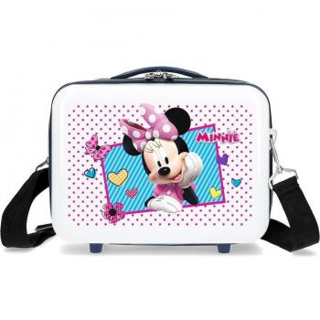 Neceser ABS Minnie Joy Adaptable blanco