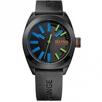 Reloj de Cuarzo Boss para Hombre, Correa de Goma Negra