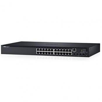 Dell N1524 Managed Network Switch Layer 3 Gigabit Ethernet (10/100/1000) 1U Black