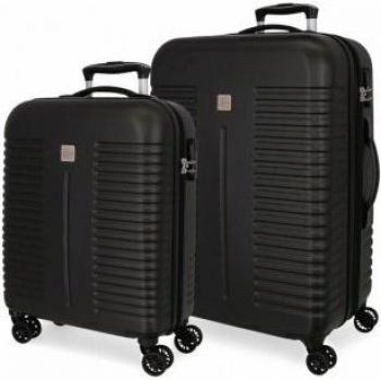 Maleta Roll Road Negra Rígida 55‑70 cm