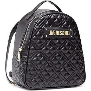 Mochila Love Moschino con Logo Acolchada