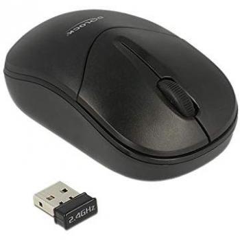 Mouse Wireless Delock 12494 – Nero