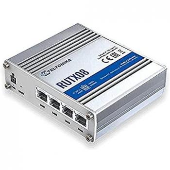 Teltonika RUTX08 Cablato Router Grigio 4-Porte Switch