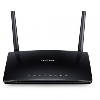 TP-LINK Archer D20 Wireless Dual Band ADSL2+ Modem Router AC750 con 4 Porte Ethernet