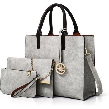 Bolso Cruzado Noche Rosa PU Vintage