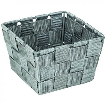 Cesto para baño Adria Mini cuadrado gris