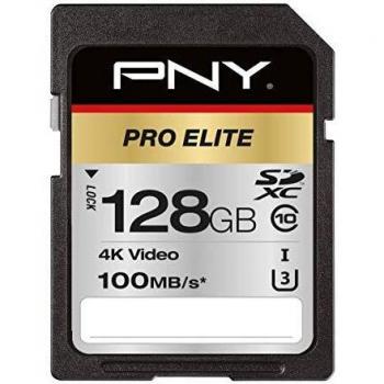 PNY Pro Elite 128GB SDXC U3 Argento