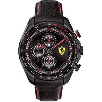 Reloj Scuderia Ferrari para Hombre de Cuarzo con Correa de Cuero 830647