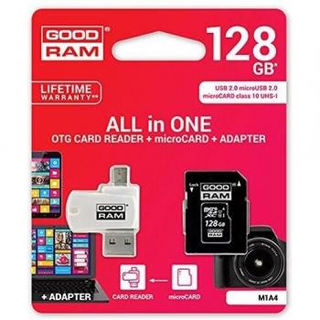 Goodram M1A4-1280R11 128GB MicroSDHC UHS-I Class 10 Memory Card