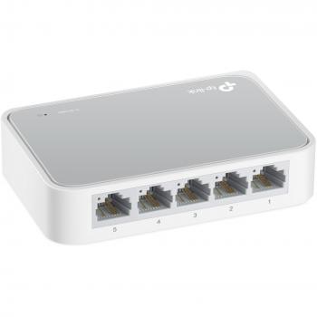 TP-Link TL-SF1005D Switch Desktop, 5 Porte RJ45 10/100 Mbps, Plug & Play