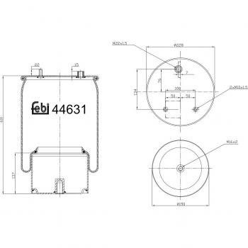 Fole Pneumático FEBI BILSTEIN 44631