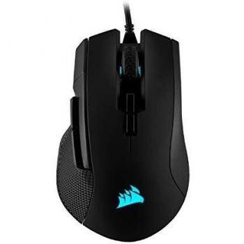 Corsair Ironclaw RGB FPS/Moba Mouse Gaming Ottico, Cablato, Sensore 18000 Dpi, Retroilluminazione Rgb LED, Nero