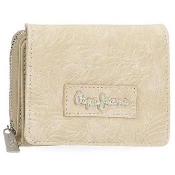Cartera Compacta PePe Jeans Jana Beige