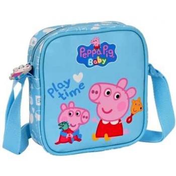 Bolsito Bandolera Peppa Pig Baby 16x18x4cm, Multicolor (612292222), Unisex-Niños