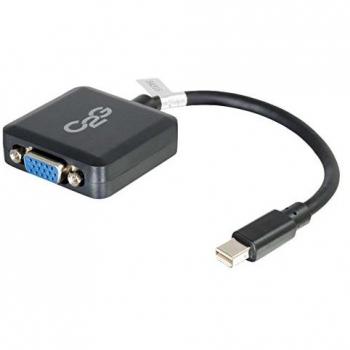 C2G 20cm Mini DisplayPort M/VGA F 0,2 m VGA (D-Sub) Negro