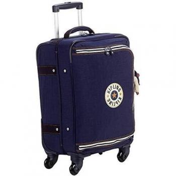 Kipling Cyrah S Equipaje de Mano, 55 cm, 37.5 Liters, Azul (Active Blue Bl)