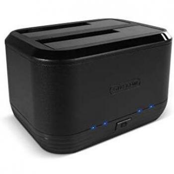 Sitecom Stazione per HDD, USB 3.0, SATA 2,5/3,5, Nero/Antracite