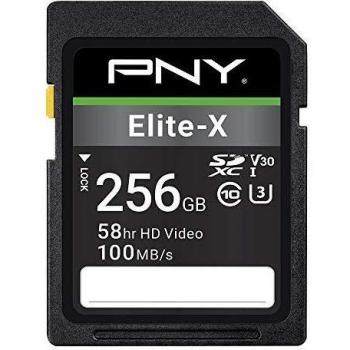 PNY Elite-X SDXC 256GB Classe 10 UHS-I U3 100MB/s