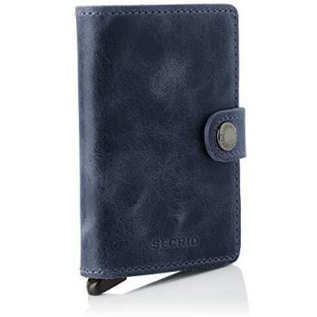 Cartera Secrid Miniwallet piel Vintage Azul