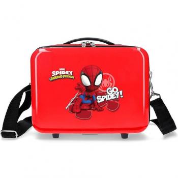 Neceser ABS Go Spidey Adaptable rojo