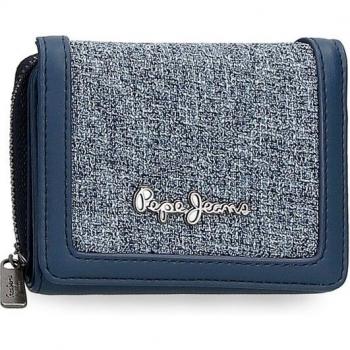 Carcasa Pepe Jeans Mujer – Monedero Maddie Azul 10x8x3 cm