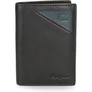 Cartera Pepe Jeans Striking vertical con monedero de piel