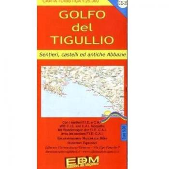 GE-39 Golfo Tigullio turisti. Carte dei sentieri di Liguria