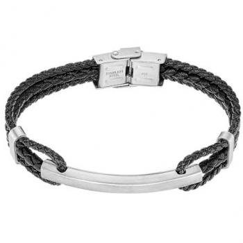 Pulsera Lotus Style Men In Black LS2387-2/2 Acero Inoxidable 316L, Hombre