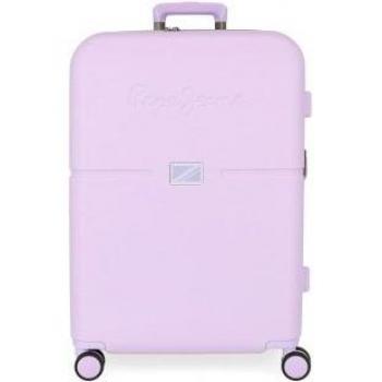 Pepe Jeans Maleta Mediana Lila Rígida 70cm para Mujer